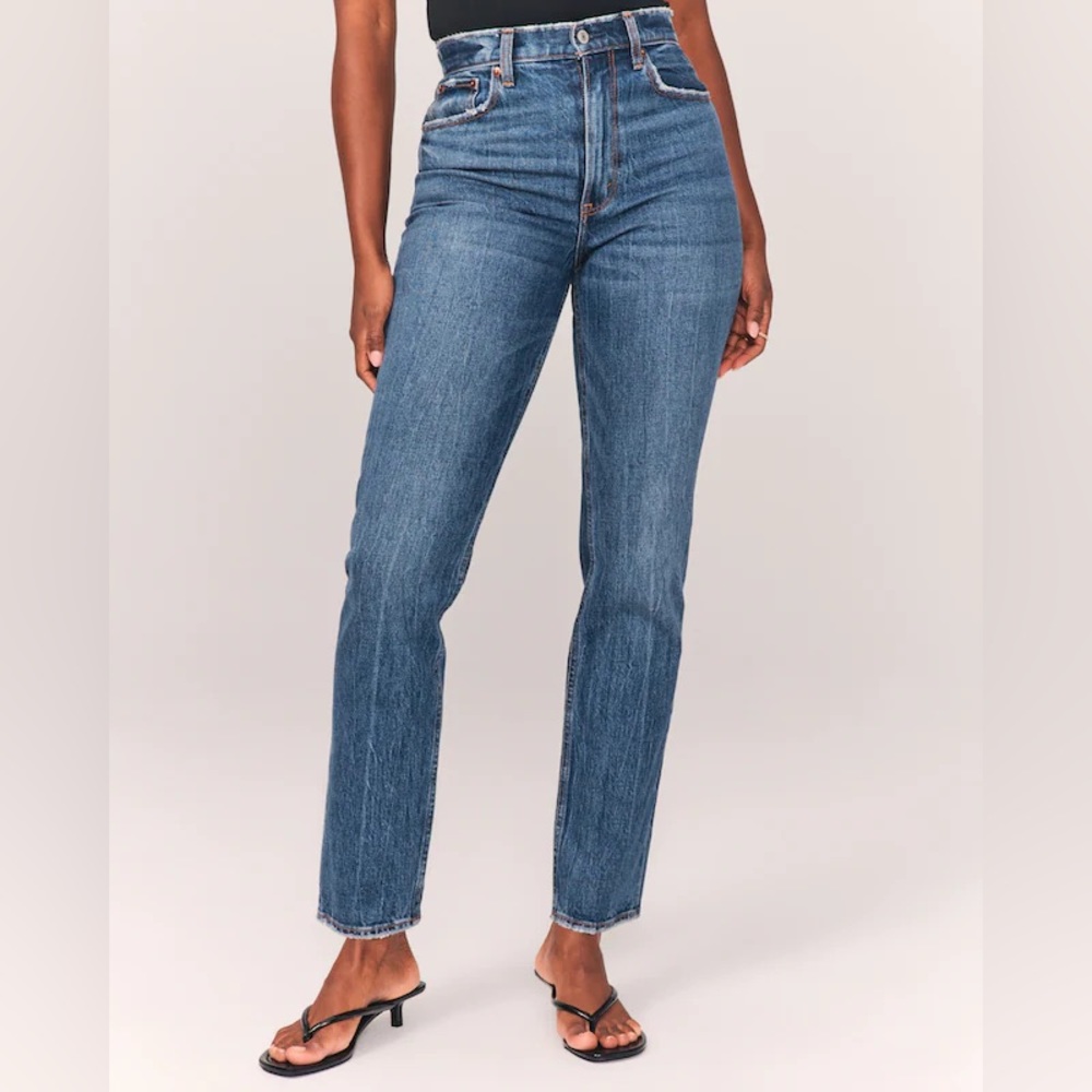 Curve Love 90s Ultra High Rise Straight Jeans